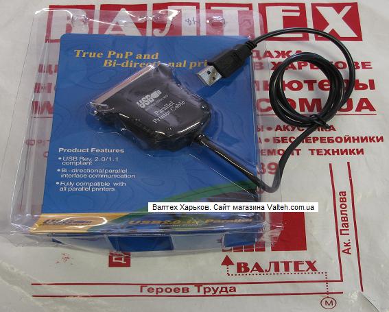Кабель lpt usb PN-USB-LPT Patron | Контроллеры, адаптеры, тюнеры ...