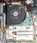 Радиатор, вентилятор HP Compaq 6735b