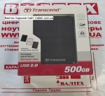 Внешний жесткий диск 500GB Transcend TS500GSJ25A2K Black