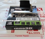 Видеокарта Inno3D GeForce 210 1Gb SDDR3 N210-3SDV-D3BX