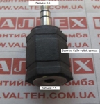 Пластиковый аудио переходник 3.5 на 2.5