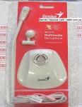 Микрофон настольный genius mic-01a белый