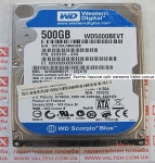 Жесткий диск 500 Гб 2.5 SATA 2 WD WD5000BEVT