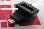 Угловой переходник с микро hdmi на hdmi
