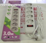 Сетевой фильтр 3 метра Maxxtro SPM5-G-10G