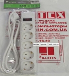 Сетевой фильтр PowerPlant 1.8 м 5 розетoк JY-1056