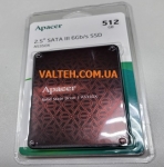 Новый 512 гб ссд Apacer AS350X AP512GAS350XR-1