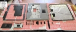 Корпус, петли, динамики для ноутбука Asus X51R