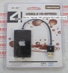 Четырехпортовый usb-хаб UH-007 Black
