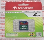 Карта памяти sd 4gb class 4 transcend