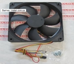 Корпусной вентилятор 120мм LogicPower Black