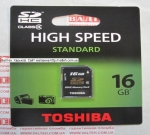 Карта памяти sdhc 16gb class 4 Toshiba