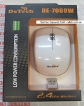 Беспроводная мышка DeTech DE-7069W White Black