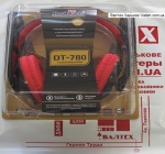 Наушники с микрофоном DeTech DT-780 RED