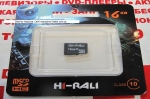 Карта памяти MicroSd 16gb class 10 HI-RALI