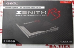 Новый диск ssd 240гб Geil Zenith R3 GZ25R3-240G